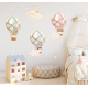 Wallstickers Luftballong Dyr 58pk – ØKO Veggklistremerker Barnerom - Pastell, Multifarget