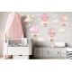 Wallstickers Luftballong – ØKO Veggklistremerker Barnerom – 29pk -Rosa