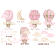 Wallstickers Luftballong – ØKO Veggklistremerker Barnerom – 29pk -Rosa