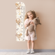 Høydemåler Wallstickers Luftballong Dyr – ØKO Veggklistremerker Barnerom – Brun, Boho