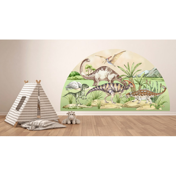 Wallstickers Dinosaurer– ØKO Veggklistremerker Barnerom - XL