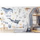 Wallstickers Sjødyr – ØKO Veggklistremerker Barnerom - XL