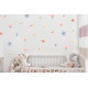 Wallstickers Blomster i Rosa og Blå – ØKO Veggklistremerker Barnerom – 35pk