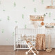 Wallstickers Eukalyptus – ØKO Veggklistremerker Barnerom – 60pk – Grønn Naturdekor