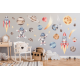 Wallstickers Verdensrommet – Planeter - ØKO Veggklistremerker Barnerom