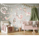 Wallstickers Havfruer 56pk XL - ØKO Veggklistremerker Barnerom