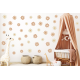 Wallstickers Blomster - Brun / Beige - 42 stk